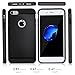 iPhone 7 Case, OULUOQI Heavy Duty Slim Dual Layer Protection Defense Shield Cover for Apple iPhone 7 4.7 inch Black