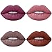 Lime Crime M$LF Set Bundle- Set of 4 Neutral Matte Velvetine Liquid Lipsticks