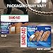 BAND-AID® Brand Flexible Fabric Bandages Assorted, 100 Count