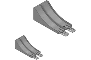 Rampe de piste pour roues chaudes, deux angles au choix entre 50° ou 70° angles de lancement 2 pièces, accessoire de rampe de