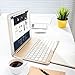 iPad Air 2/iPad Pro 9.7 Keyboard Case, Boriyuan Aluminum 7 Color Backlit Wireless Bluetooth Keyboard Folio Smart Cover with Auto Sleep/Wake for iPad Air 2 & Apple iPad Pro 9.7 - Gold
