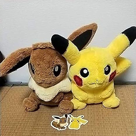Amazon ポケモン ぬいぐるみ 等身大 ピカチュウ イーブイ おっきいふわふわぬいぐるみ ぬいぐるみ ホビー
