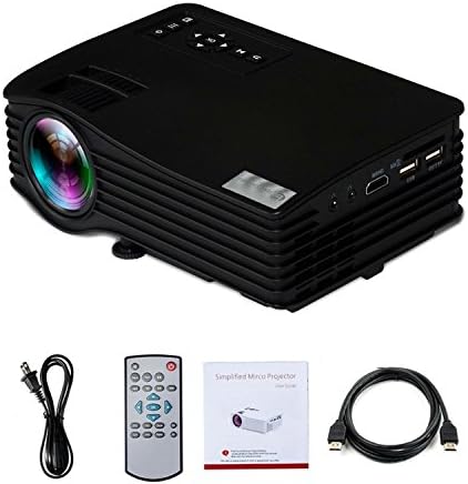 Build Excellent UC36+ LCD Projector Built-in WiFi Display Dongle Upgraded Video Pojector Multimedia LED Mini Projector