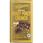 Whittaker's Hokey Pokey Crunch Chocolate Block 250g (Pack of 4) （Made in New Zealand）