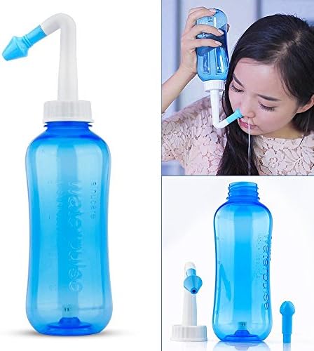 500ml Nasal Rinsing Nose Wash Cleaning Irrigation System Neti Pot for Allergic Rhinitis of Adult or Child