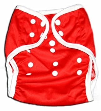 Amazon Com One Size Fit All Diaper Covers For Prefolds Or Regular Inserts Pul Red Baby Diaper Covers Baby