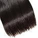 Unice Malaysian Straight Hair 3 Bundles with Free Part Lace Closure 100% Unprocessed Virgin Human Hair Extensions Natural Color 100g/pc (16 18 20+14Closure)