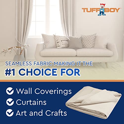 TUFFBOY Canvas Drop Cloth for Painting 12x15 ftAll Purpose Canvas Tarp