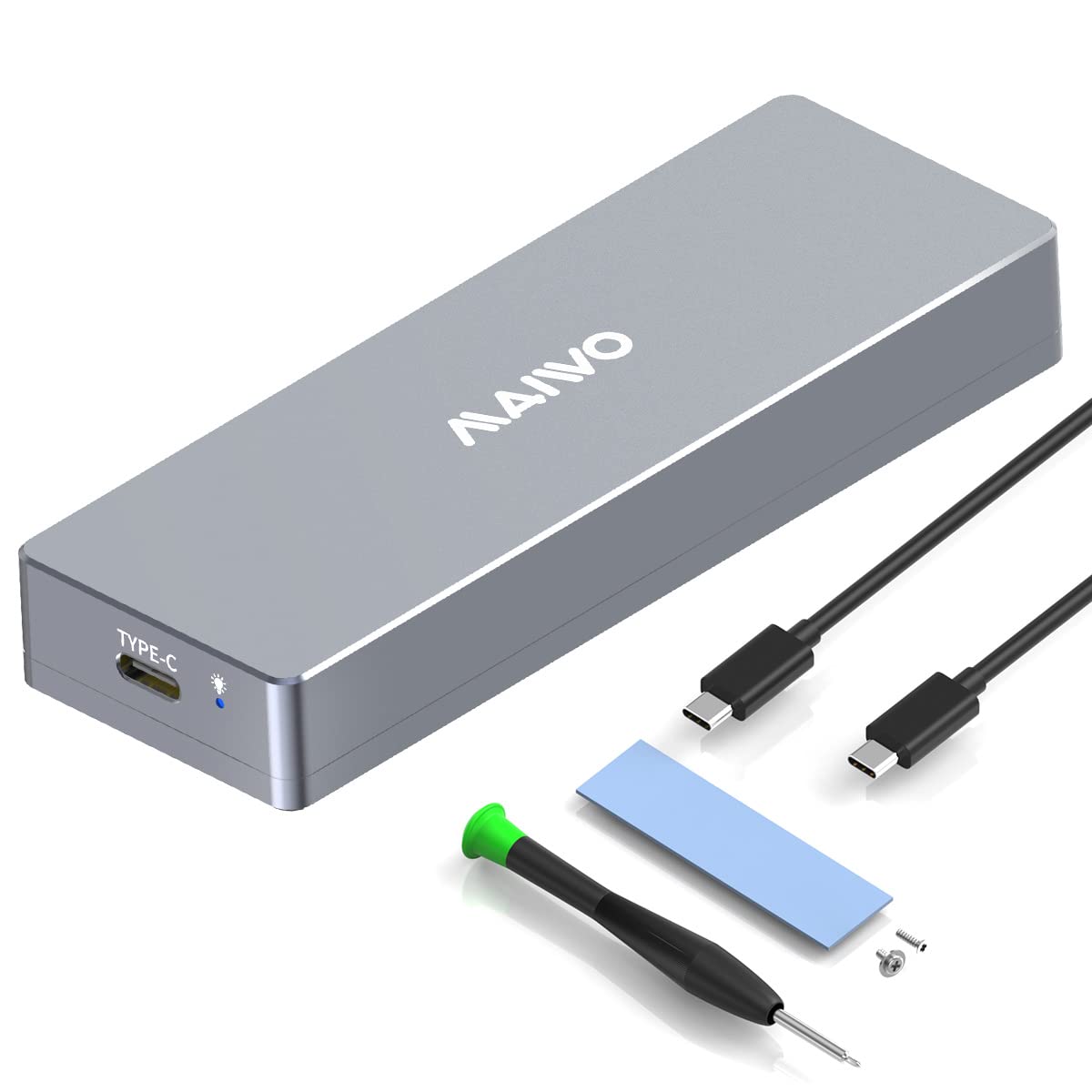 Photo 1 of MAIWO 12+16 PIN SSD Enclosure for Mac Flash SSDs,USB3.2 20Gbps AHCI Mac Pro Enclosure Compatible with MacBook Air/Pro/Retina Mac iMac, Upgrade Your MacBook's Storage Space