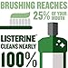 Listerine Naturals Antiseptic Mouthwash, Fluoride-Free Oral Care To Prevent Bad Breath, Plaque Build-Up and Gingivitis Gum Disease, Herbal Mint, 1 L