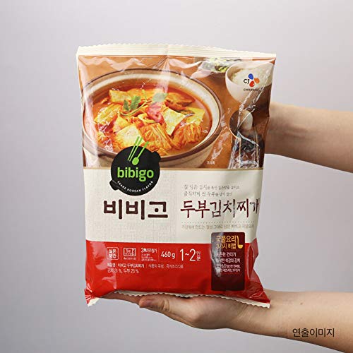 Korean Bibigo Premade Packaged Tofu Kimchi/Soybean Paste Soup (Tofu