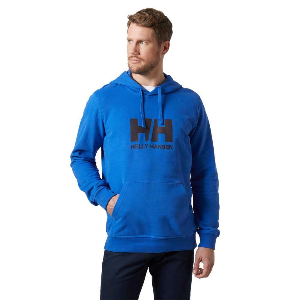 Helly Hansen Men's HH Logo Hoodie, 543 Cobalt 2.0, Medium Image
