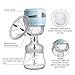PiAEK Portable Electric Breastfeeding Pumps Convenient Milk Breast Pump with Touch Screen Rechargeable Battery 3 Modes Massage 9 Suction Level