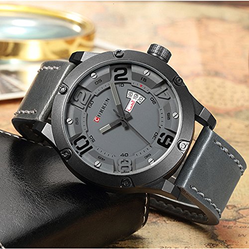 CURREN Military Quartz Man Watch Men Watches Top Brand Luxury Famous Male Clock Reloj de Pulsera - Imagen 5