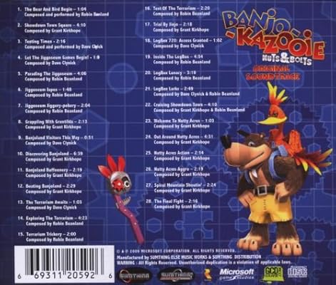 banjo kazooie nuts and bolts ost