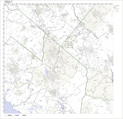 Vineland Nj Zip Code Map Vineland, Nj Zip Code Map Not Laminated: Office Products
