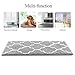 Uphome Extra Long Bathroom Rug, Microfiber Washable Non-Slip Soft Tufted Decorative Bath Runner Kitchen Floor Mat Carpet