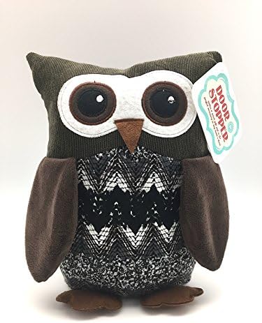 Animal Woodland Owl Lovers Door Stopper: Adorable Weighted Plush Corduroy Textured Owl Gift Home Decoration