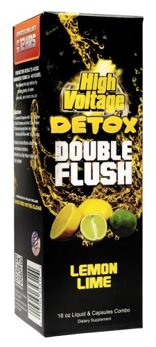 High Voltage Double Flush Detox - Lemon Lime (16oz Liquid + Capsules Combo) High Voltage Double Flush Detox - Lemon Lime (16oz Liquid + Capsules Combo)