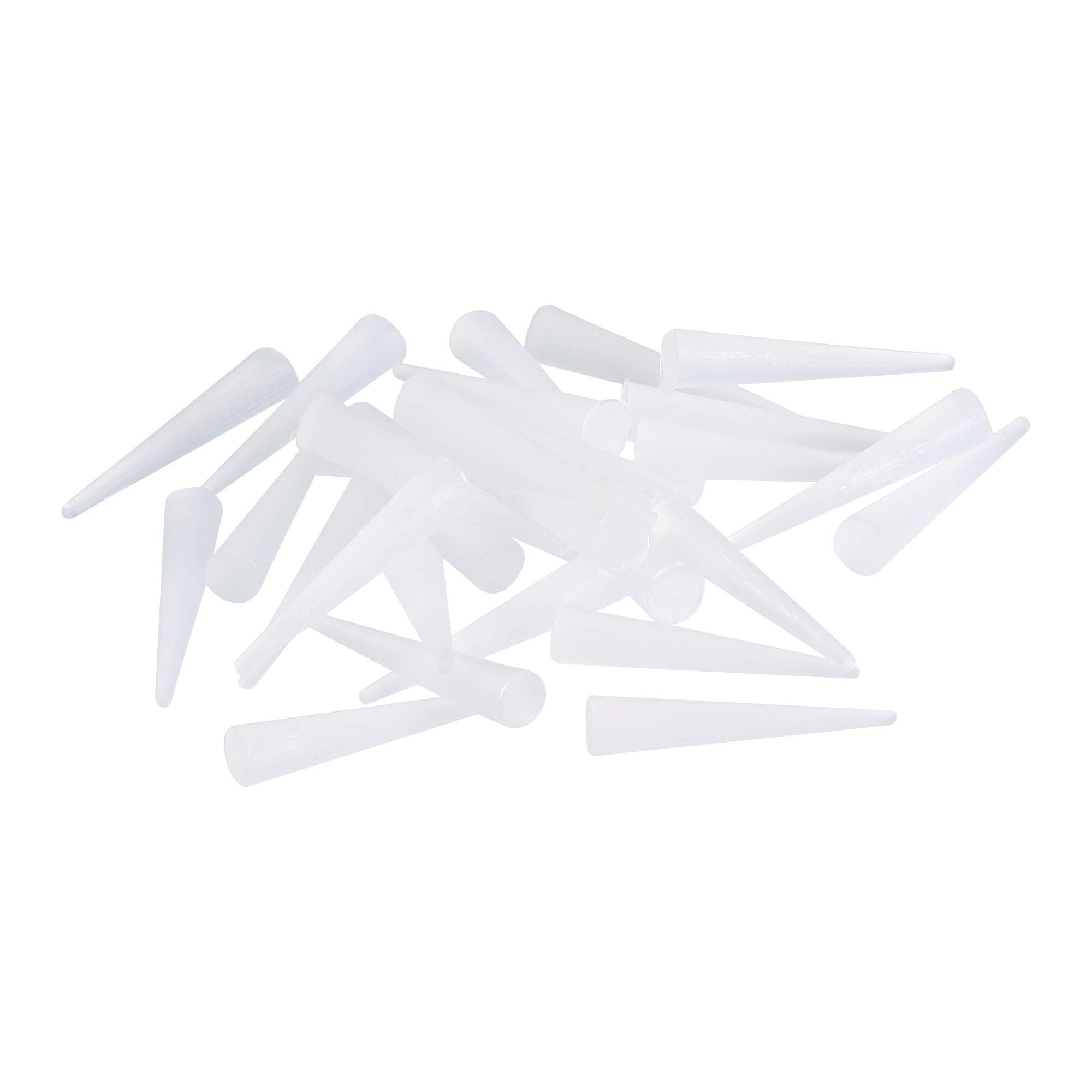 sourcing map 1/32" to 1/8" Solid Silicone Rubber Tapered Plug for Powder Coating, Painting, Anodizing, Plating, Sandblasting 100pcs