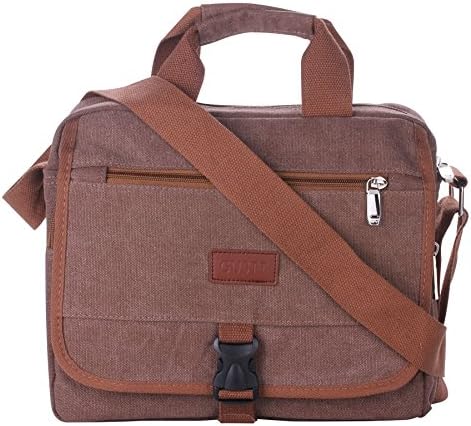 GUSTT Hotest Newstyle Fashion Classic Vintage Messenger Canvas Sling Bag Casual Bag (GCL-brown)