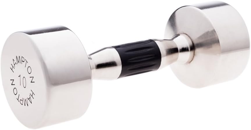 Hampton Chrome Beauty Grip Dumbbells - Pairs