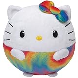 Ty Beanie Ballz Hello Kitty Rainbow Large Plush