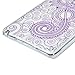 MOLLYCOOCLE Galaxy Note 4 Case, [3 pcs] Color Clear Totem Flower Pattern Design PC Hard Plastic Back Cover Skin Shell Cover for Samsung Galaxy Note 4