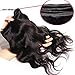 Dinoce Body Wave Bundles Human Hair Body Wave 100% Unprocessed Virgin Hair Weave 3 Bundles Natural Color for Black Women ( 14 16 18 inch )