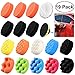 WINOMO 19Pcs Polishing Pads Sponge Buff Pads Set Kit with M10 Drill Adapter for Car Polisher