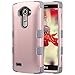 ULAK LG G4 Case, 3 in 1 Shield Shock Absorbing Case with Hybrid Cover Soft Silicone + Hard PC Material Design for LG G4 (5.5