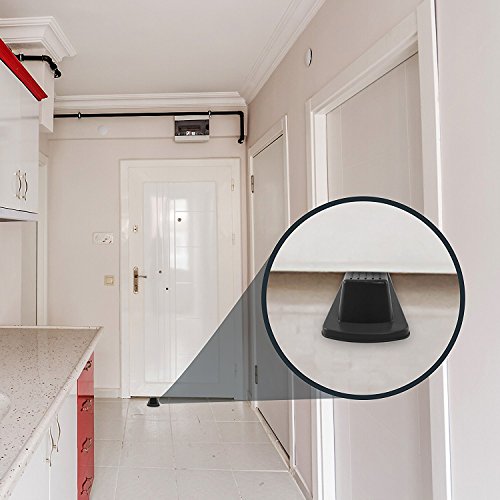 image for Door Stopper, Eoney Heavy Duty Door Stop Wedge Rubber with Finger Pinc