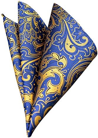 Fashion Men Retro Suit Floral Print Pocket Square Scarf Soft Chest Towel