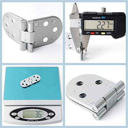 image for BESTZY 6Pcs Zinc Alloy Sewing Machine Table Folding Flip Top Hinges,Ma