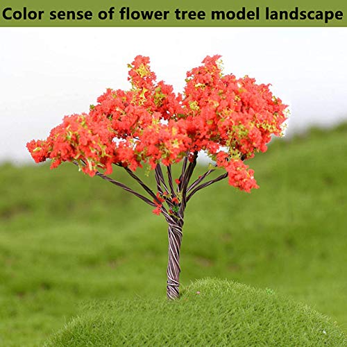 BESTZY 10pcs Gemischtes Bäume Modellbau(65mm) Mixed Modell Baum Zug Bäume Eisenbahn Landschaft Diorama Baum Architektur… – Bild 5