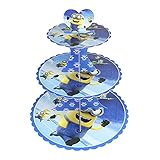 LND 3 Tier Cartoon Cupcake Stand Holder Tiered