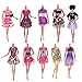 10-Pack Barbie Doll Clothes Handmade Wedding Dress Party Gown Clothes Outfits for Girl's Birthday Gift Xmas Gift