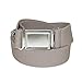 CTM Kids' Adjustable Elastic Belt with Magnetic Buckle, Khaki