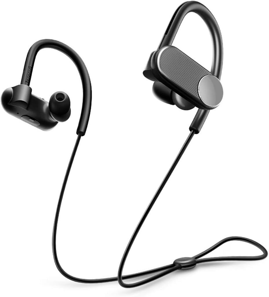 TANGMAI Bluetooth Wireless Headphones v5.0 with 8+ Hours Battery, Best Sport Earphones w/Mic Waterproof HD Stereo Sweatproof Earbuds for Gym Running Workout CVC6 Noise Cancelling Hifi Cordless Headset