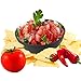 Salsa Chip and Dip Snack Bowls 3-Pack or 6-Pack by bogo Brands (Black, 6)