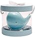 C.R. Gibson Ceramic Bank, Painted Ceramic Coin Bank For Baby, Nursery Décor, Perfect Gift, Measures 6.5