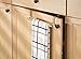 mDesign Decorative Kitchen Over Cabinet Towel Bar - Hang on Inside or Outside of Doors, Storage and Display Rack for Hand, Dish, and Tea Towels - 9