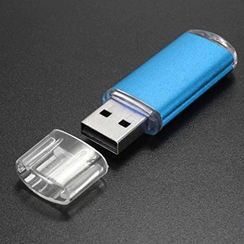 Mchoice 2GB USB 2.0 Metal Flash Memory Stick Storage Thumb U Disk (Blue)