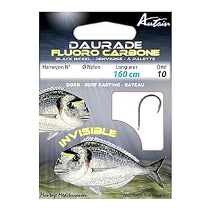 Autain Hamecons Montes Daurade Fluorocarbone Bdl 1.60m