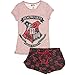 Harry Potter Juniors Womens Shorts Pajamas Set (X-Large, Hogwarts Red)
