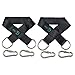 Tree Swing Straps Set of 2, Coofel Safety Swing Hanging Strap Rope with 4 with Lock Snap Carabiner Hooks, 2000 lbs Heavy Duty, Easy and Fast Install Hanging Kit, Perfect for for Tree Swing, Hammocks