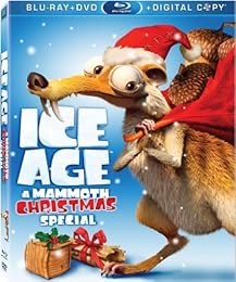 Ice Age \#A Mammoth Christmas Special\# Bluray + Dvd + Digital Copy