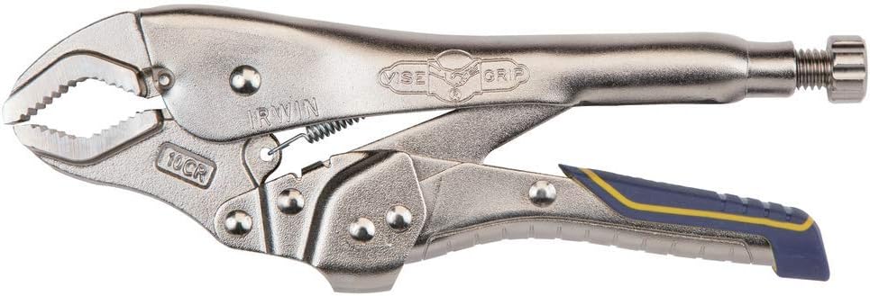 IRWIN VISE-GRIP Locking Pliers, 10-Inch Fast Release Curved Jaw (IRHT82573)