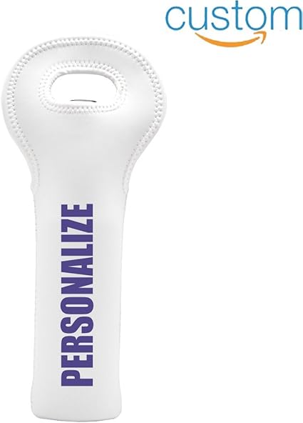 personalized insulated wine tote