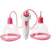 Electric Breast Massager, Bust Lift Enhancer Machine Enhancing Cup Powerful Breast Enlargement for Breast Health Care for Breast Massage for Women CD CUP